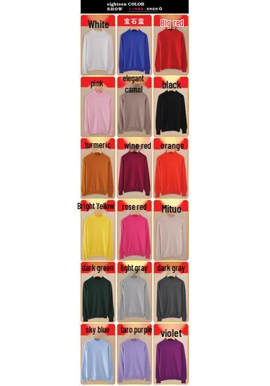 Stylowy sweter z dzianiny, dopasowany krój, wysoki dekolt, długi rękaw, krótki fason, kolekcja jesienna dla kobiet