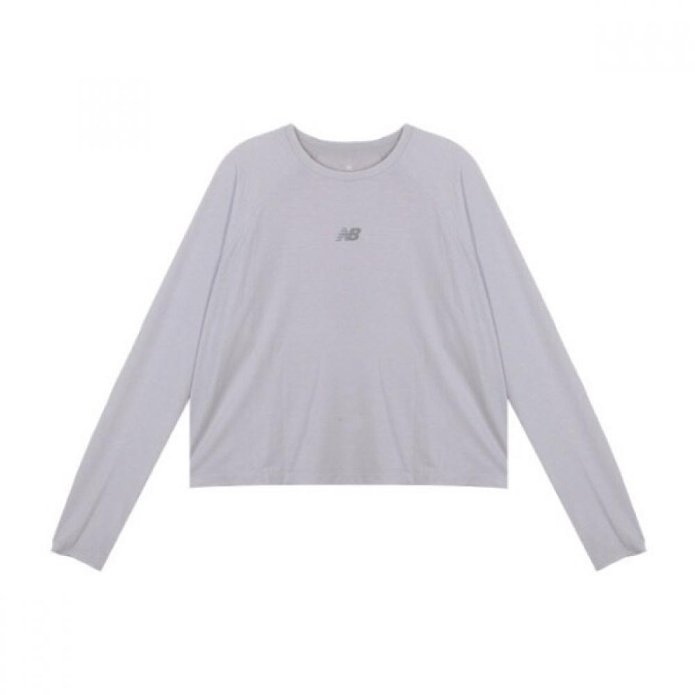 

New Balance Long Sleeve Tee Women Sports Essential Lqj Nbndfco402 16 85