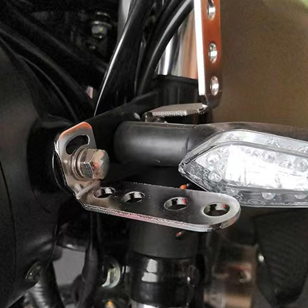 2 buc suport universal de montare pentru motocicleta far oglindă retrovizoare spotlight lampă de semnalizare fix suport de montare