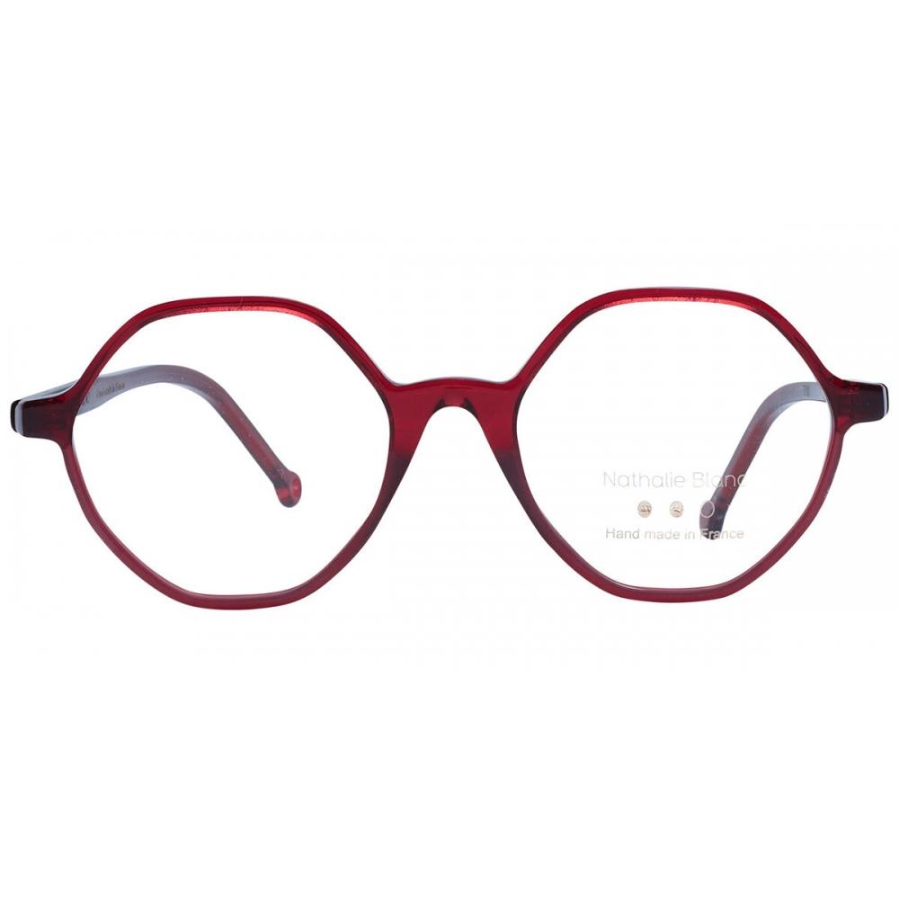 Nathalie Blanc Audrey 740m Unisex Eyeglasses Opaque Red/53-19-145