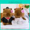 Plüsch Hochzeits-Capybara Puppen Weiches Kuscheltier Geschenk Für Paare Heimdeko