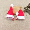 Christmas Hat Headpiece Plush Santa Hat Hair Clip Christmas Hat Hairpin