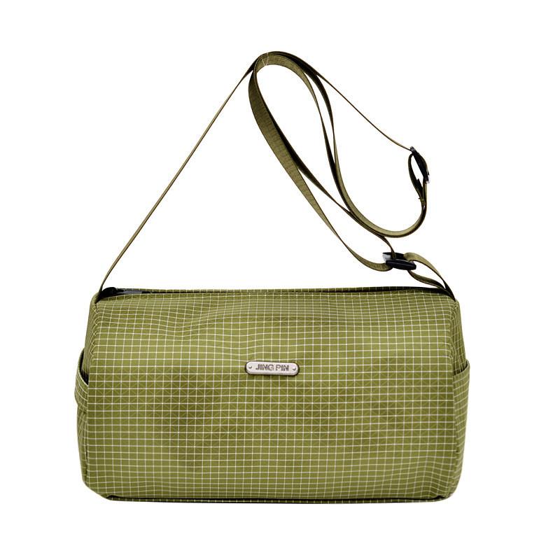 Nylon Casual Crossbody Bag With Colorblock Pattern For Daily Outings And Commuting