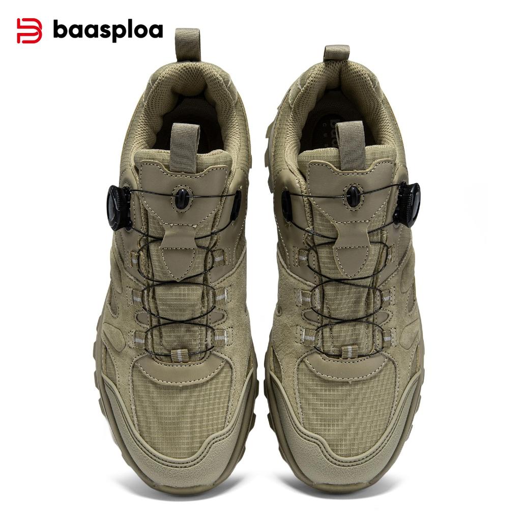 Men's Hiking Boots Outdoor Shoes Swivel Buckle Non-slip Lightweight Hiking Shoes Men's Non-slip Sports Shoes Breathable Cross-country Running Shoes
