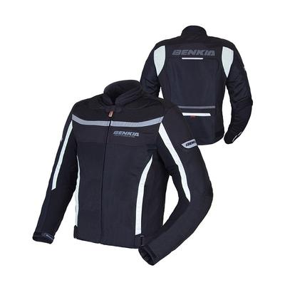 BEN KIA JW32 Veste de Moto Hommes Femmes Ventilée Équipement de Protection Anti-Chute Course Touring