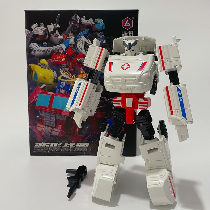 19CM Cool Transformation Toy Robot Car Boy Anime Action Figures Plastic Engineering Model Classic Kids Gift ZZKJ ABS Poseable Articulated Scale