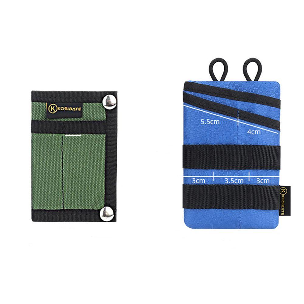 Large Capacity EDC Pouch Wallet Oxford Camping Storage Wallet Hiking Outdoor Coin Purse  Unisex