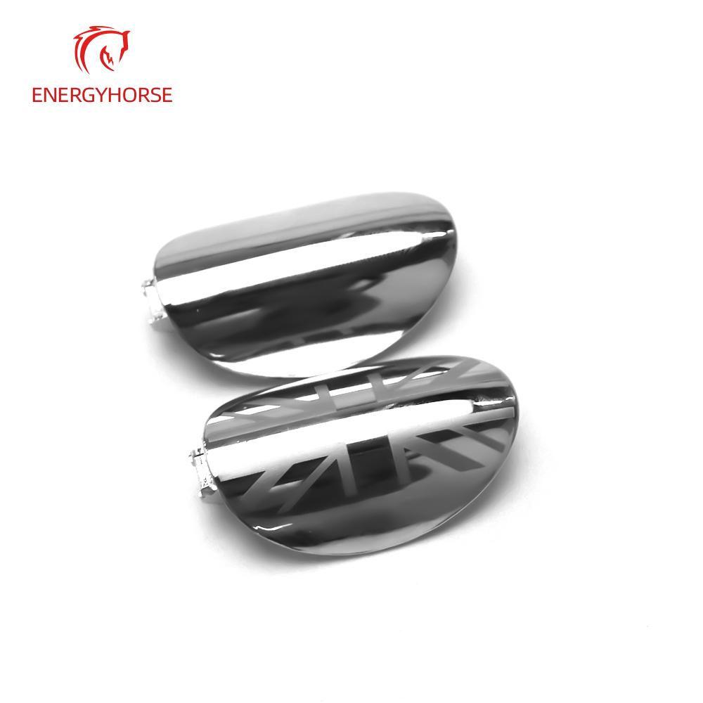 For BMW Mini Cooper JCW One F54 F55 F56 F57 F60 ALL4 Front Outside Door Handle Lock Key Hole Cover Trim Chrome Cap