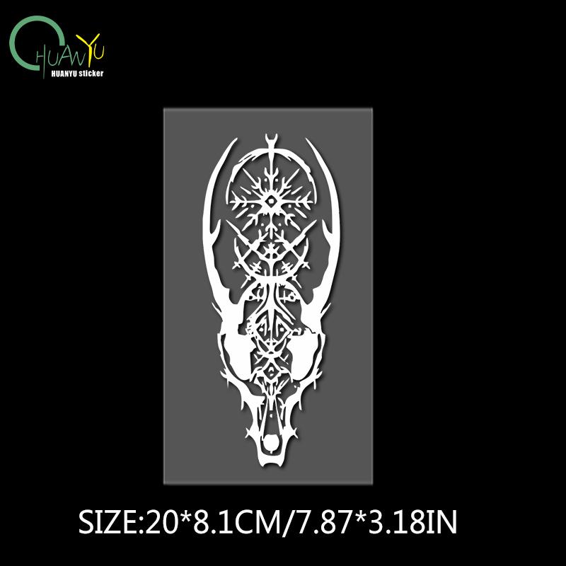 Retro sheep head car body scratch cover decoration car sticker, car, electric car, motorcycle reflective sticker.