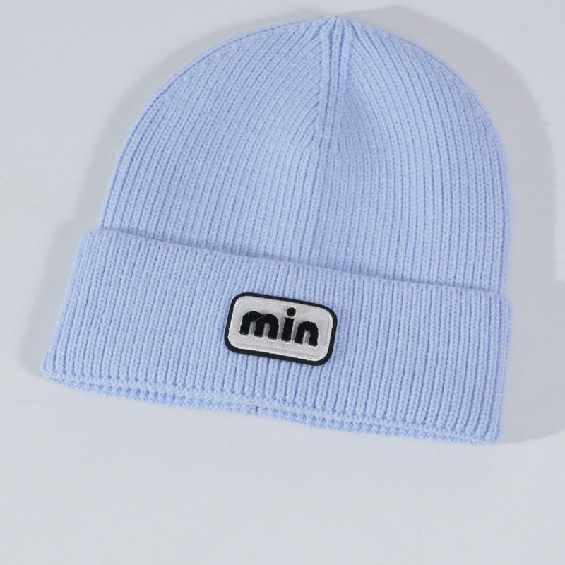 Hat for Women In Winter Warm Knitted Hat Korean Style Trendy Versatile Student Windproof Wool Hat Men