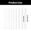 9Pieces White Acrylics Crochet Hook 3-10mm 12mm Ergonomic Handle Crochet Hook Needle for Beginner Experienced Hobbyist