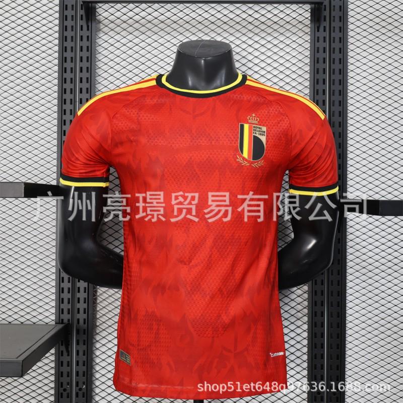 Belgium 2026 World Cup Soccer Jersey Men Women Short Sleeve Football Kit Home Away De Bruyne 7 Player Fan Version