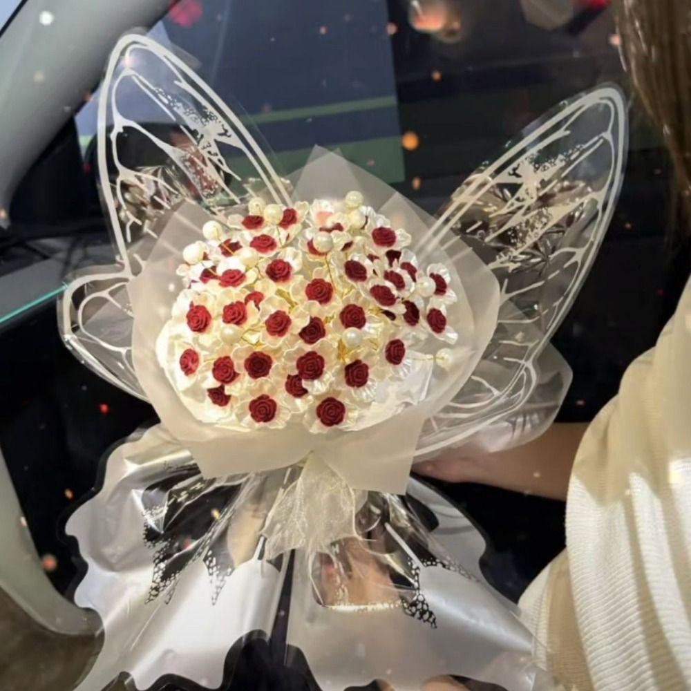 DIY Handmade Flowers Photo Props Artificial Flowers Creative Rose Material Package