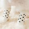 4Pcs/set New Knitted Puppy Booties Dog Elbow Protector Dog Leg Cover Warm Knee Pad Pet Leg Warmer Anti Urine Dog Socks