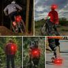 Lampă spate pentru bicicletă LED reîncărcabilă prin USB Lumină roșie spate pentru bicicletă Siguranță pentru ciclism pentru călătoria de noapte Iluminare Spate pentru bicicletă