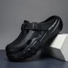Fashion Summer Men Sandals Platform Slippers Couples Casual Shoes Slip-On Outdoor Clogs Non-Slip Comfortable Outdoor Beach Shoes