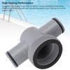T Type Connector Replacement ABS Leakage Proof T Fitting for 1.5 1.25 Inch Hoses for P61408