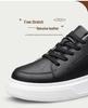Men's 6CM Height-Boost White Low-Top Sports Casual Shoes