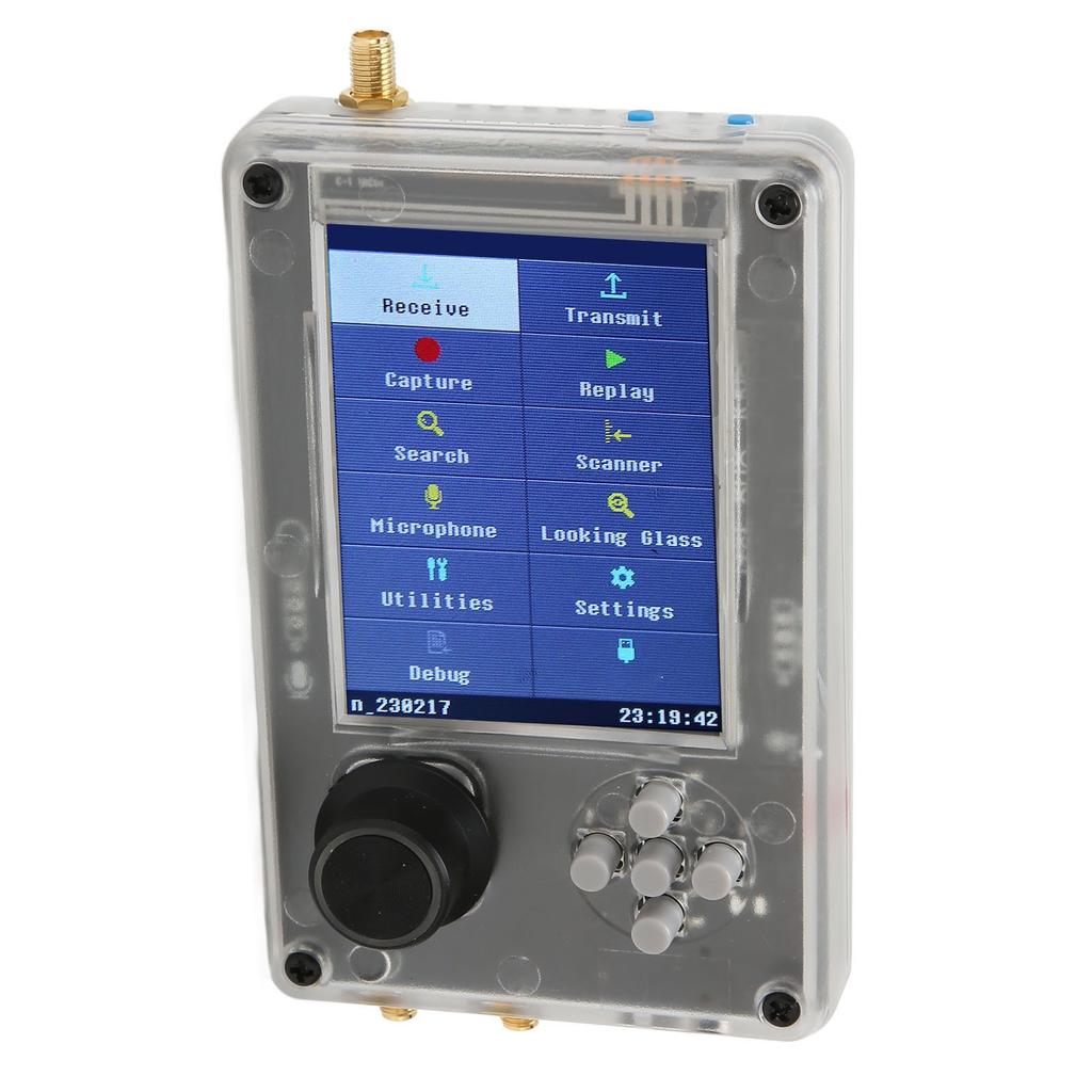 Software Defined Radio Kit 3.2 Inch TFT Screen 2000mAh Battery SDR Radio Receiver Assembled for Monitoring Ship Car