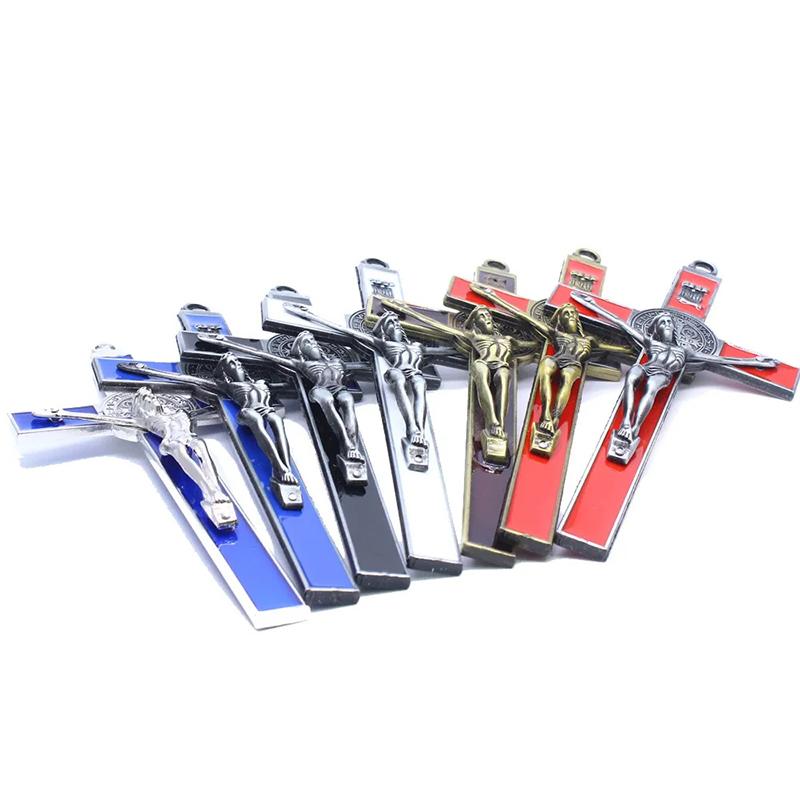 Metalllegierung Kreuz Jesu Glaube Mode Dekoration Zubehör Tragbar Langlebig Zuhause Festliche Dekorative Eigenschaften Retro Geschenk