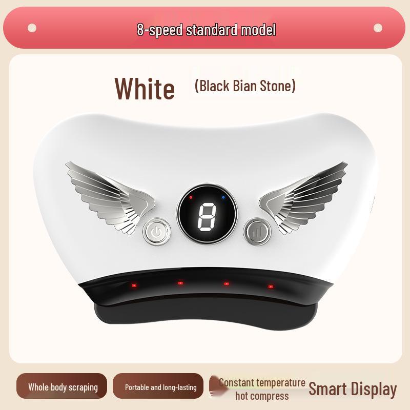 Smart Electric Gua Sha Tool: Bianstone Facial and Body Scraping for Beauty and Face Lifting with Heat Therapy.