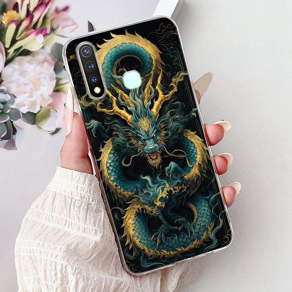 New Design Phone Case For Vivo 1915 Y19 Y5s Clear TPU Slim Back Cover For Vivo Y19 Y5s 1915 Soft Silicone Cases