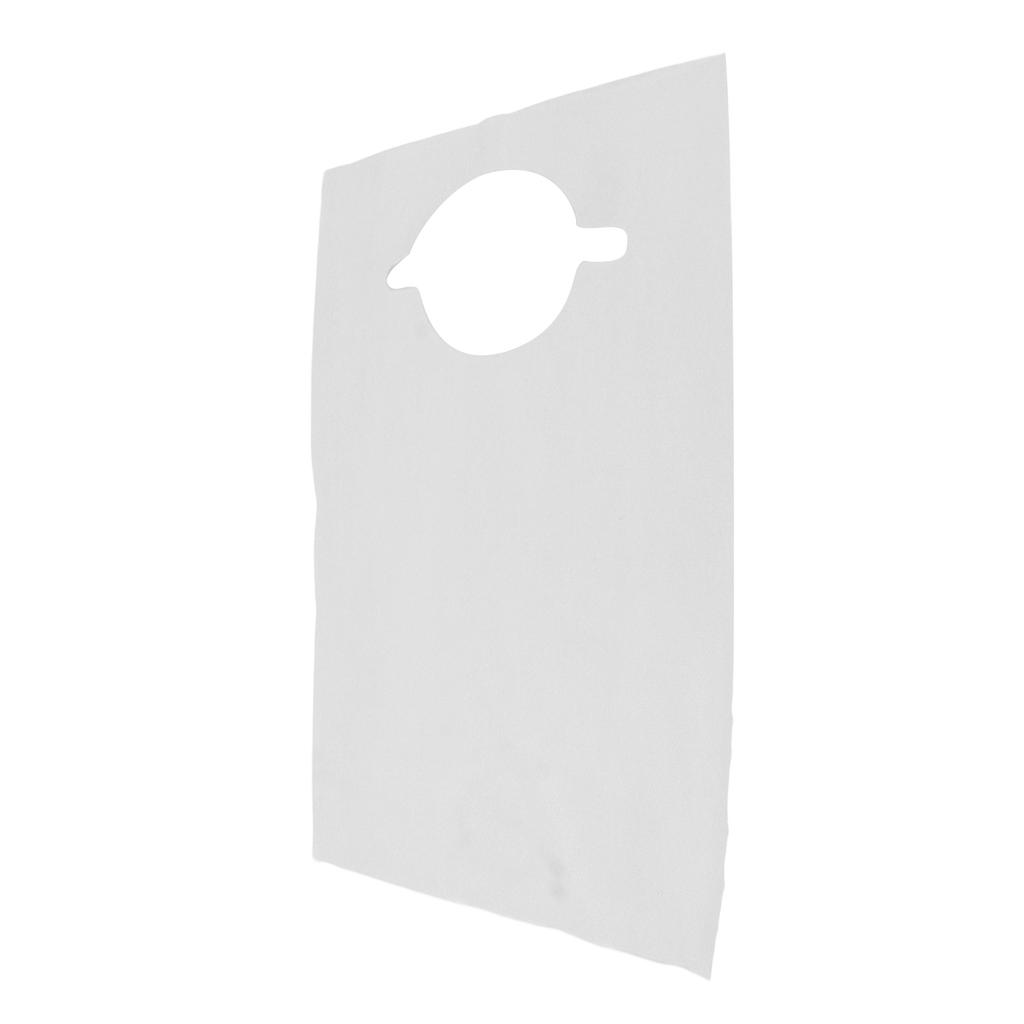 100pcs Disposable Adult Bib Waterproof Restaurant Beauty Salon Dental Bib for Elderly 15.7 X 23.6 Inch White