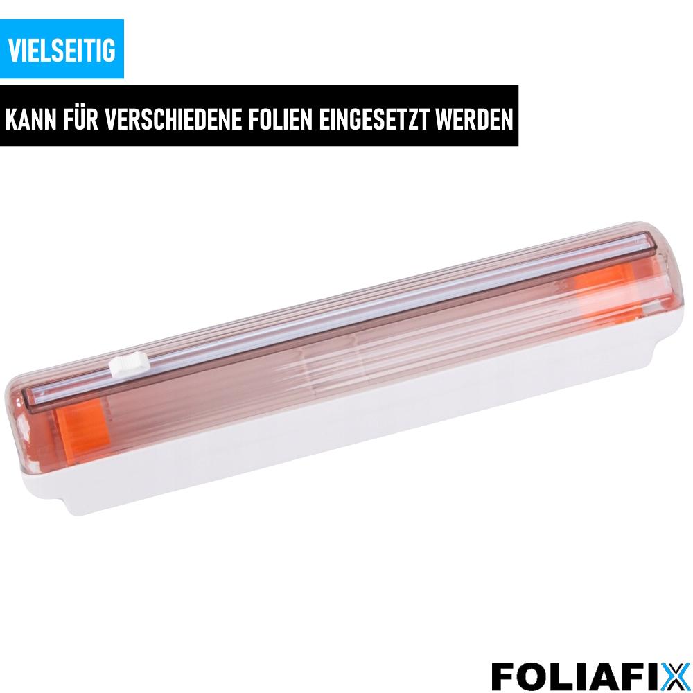 FOLIAFIX Folienspender Folienabroller Folienabreißer Folientrenner Alufolie