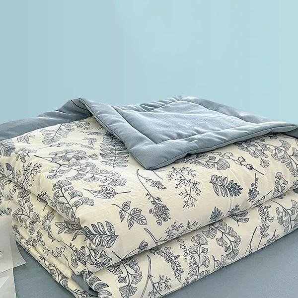 

WTEMPO Retro Elegant Printed Large Size Simple Retro Foldable Blankets Thickened Student Soft Dormitory Blankets Home Hotel Soft Tatami Blankets 150*200cm синий
