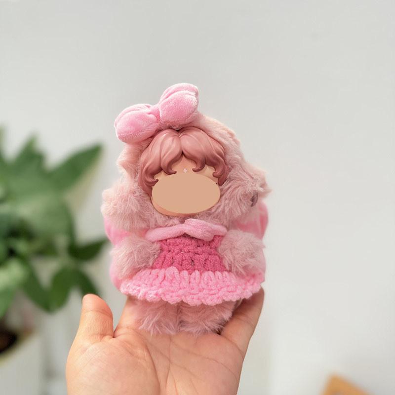 [Cloth Only] SP Doll Clothes New Year Set Fortune Abounds 17cm Baby Clothes Luminous Weave Garden Series Doll Christmas Set
