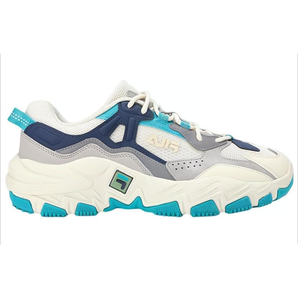Fila Predator 2 Fashion Retro Fabric Synthetic Leather Shock Absorbing Non-Slip Rebound Low Top Running Shoes Men Running Shoes F12M322105FWI