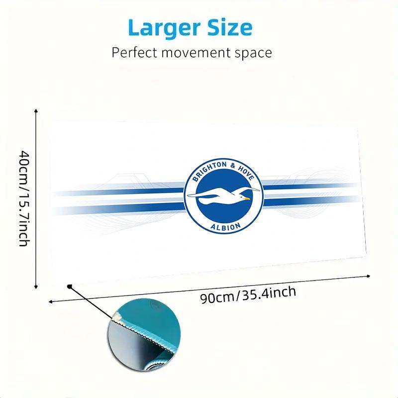 Seagull Brighton Hove Large Size Mouse Pad Large Gaming Table Cushion Nonslip Laptop Tablet Big Mousepad Xxl Mat Mini Pc Playmat With Lock Edge