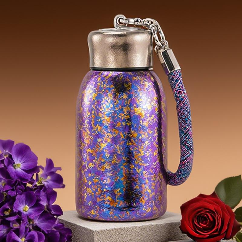 High-grade pure titanium thermos cup lifting rope portable and high value 280ml