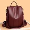Borsa a Spalla Doppia - Borsa da Viaggio alla Moda Multiuso in Pelle PU Stile Coreano da Donna, Borsa Antifurto Casual, Borsa Trendy per il Pendolarismo