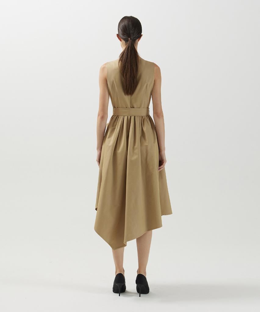Meuameu Belt Pleated Dress