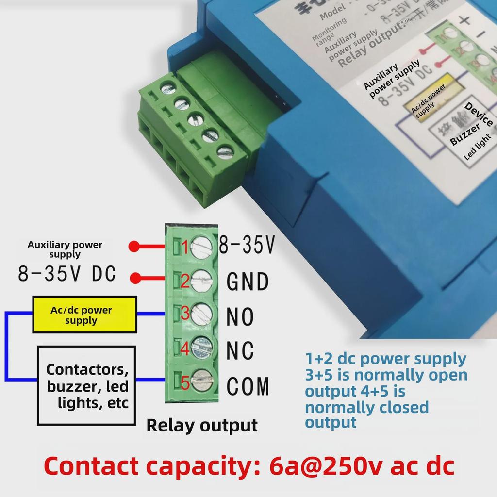 Fengqi DC Current Sensor Switch Module with Overload Protection and Hall Effect Control D360