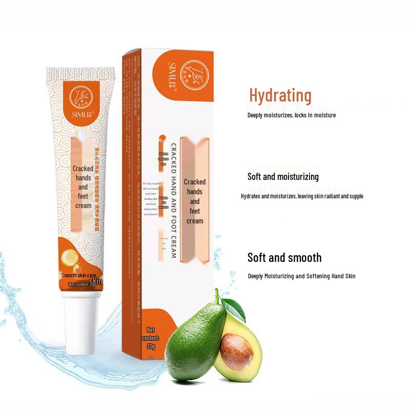 Silk Screen Fissure Repair Cream for Dry, Rough Hands & Feet - Moisturizes & Heals Chilblains, Cracks, and Bleeding.