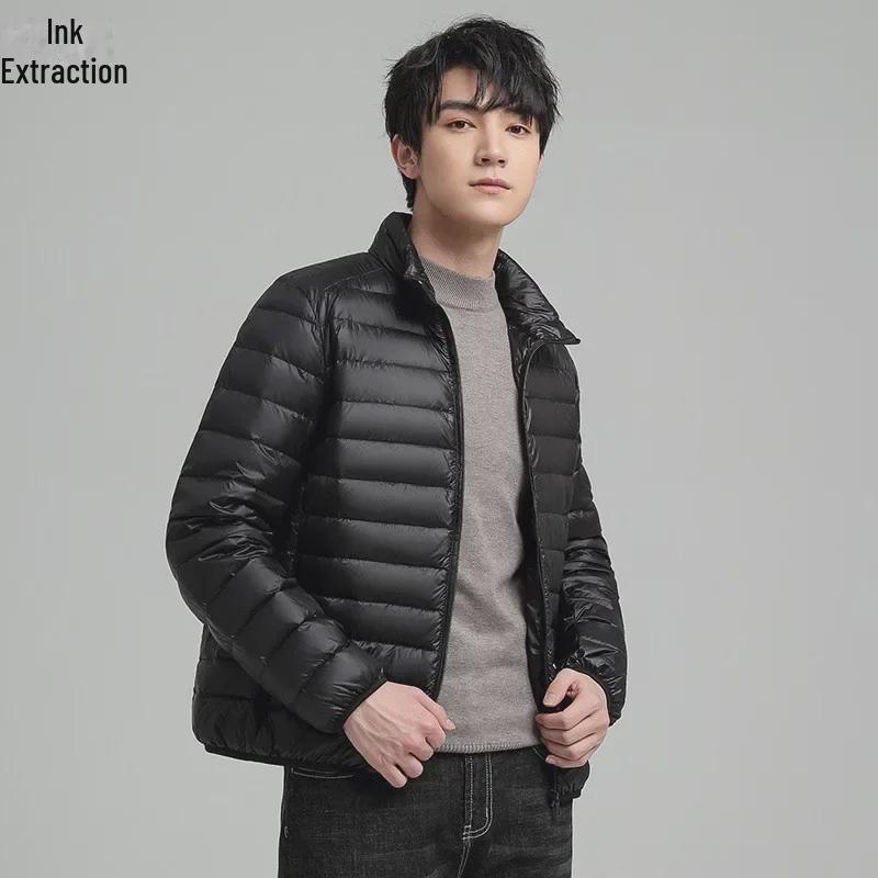 2023 Winter Men's Large Size Lightweight Warm Cotton Jacket for Work