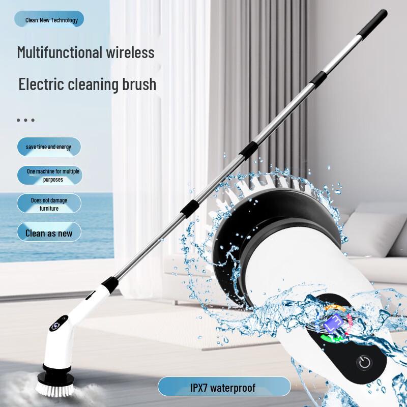 Zhishi Wireless Electric Waterproof Cleaning Brush