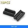 10Pcs Dip6 Dip8 Dip14 Dip16 Dip18 Dip20 Dip28 Dip40 Pins Round Hole Ic Socket Connector Dip 6 8 14 16 18 20 24 28 40 Pin Sockets