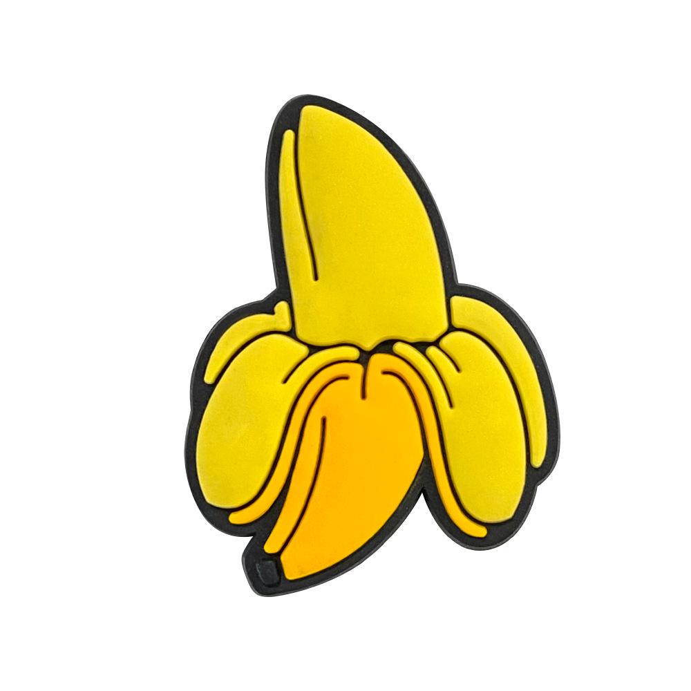 15-Piece Cute Fruit Shoe Charms Set for DIY Decorations