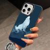A Wolf Howling To the Sky  Phone Case For iPhone 17,16,15,14,13,12,11 Plus,Pro Max,XS,Colorful Silver Phone Case Funda Cover