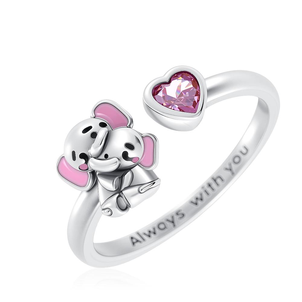 

925 Sterling Silver Kitty Pearl Playing Cards Size 6 7 8 Flower Ring Rings Fashion Fine Trinkets Jewelry for Women 8