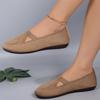 Fashion Summer/autumn Breathable Mesh Flats Shoes Woman Non-Slip  Hollow Cloth Women Soft Bottom Plus Size Single Shoes for Women
