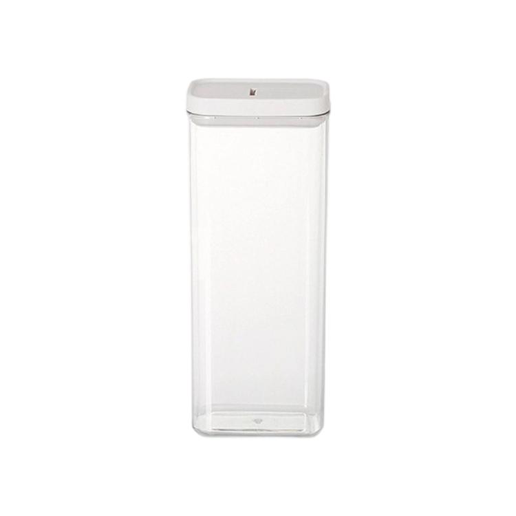 Transparenter Küchenbehälter mit staubdichtem Deckel Lebensmittelgeeigneter Kunststoffbehälter zur Aufbewahrung von Trockenwaren, Müsli, Snacks