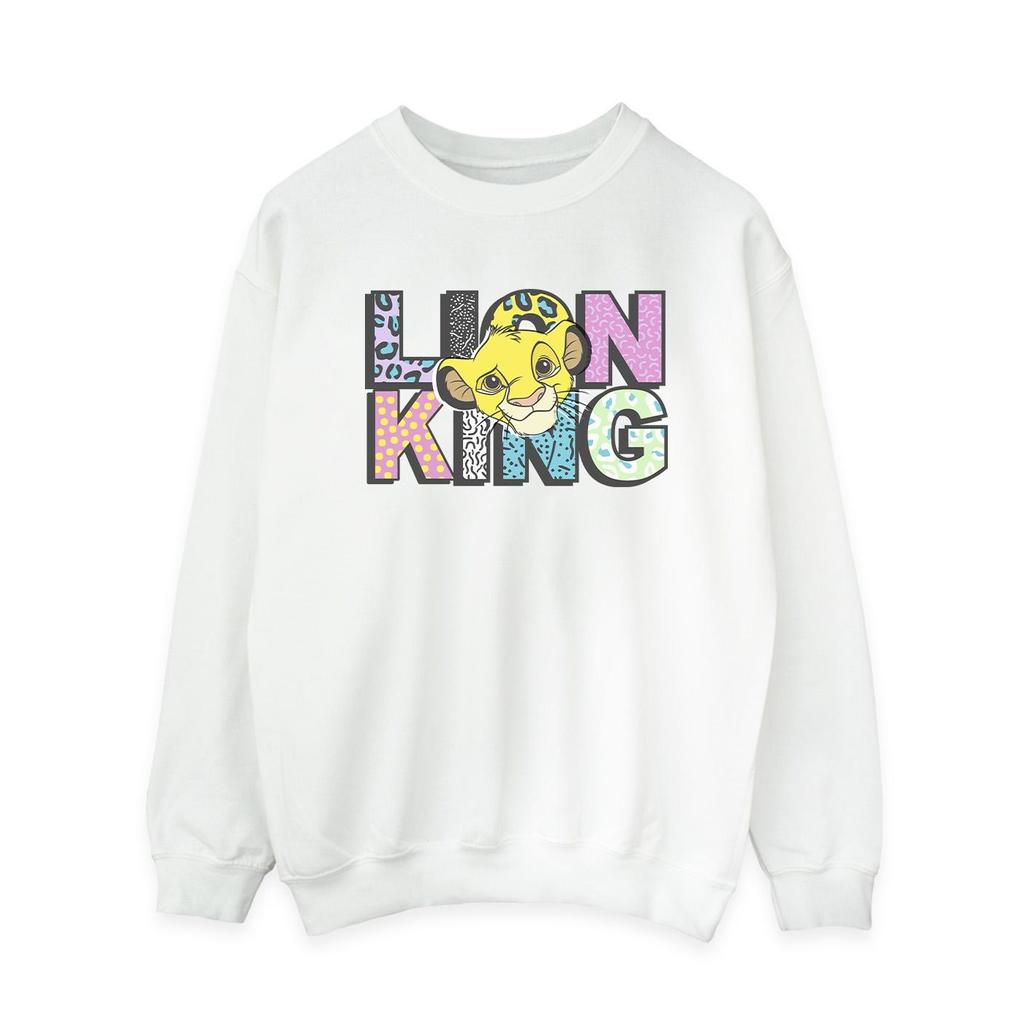 Disney Womens/Ladies The Lion King Pattern Logo Sweatshirt