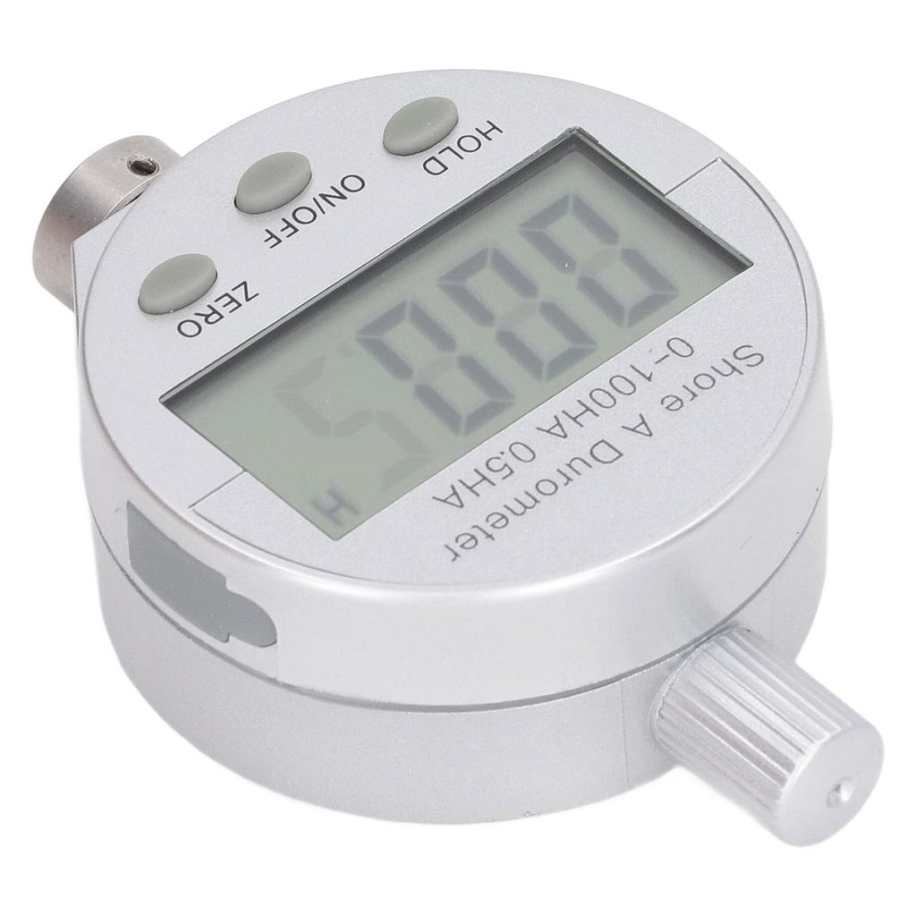 Digital Hardness Tester 0 To 100HA Type A Durometer High Resolution Aluminum Alloy Portable Hardness Gauge