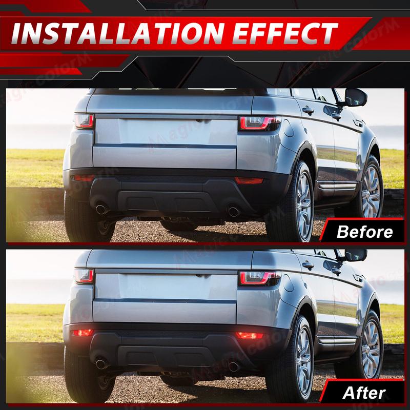 For Land Rover Range Evoque 2011 2012-2018 Rear Bumper Brake Light Reflector Fog Lamp Stop Lamp With Bulb LR025148 LR025149