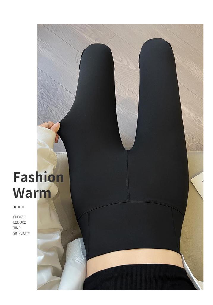High-Waisted Tummy Control Velvet Flare Pants for Women - Autumn/Winter Fitness & Yoga Style