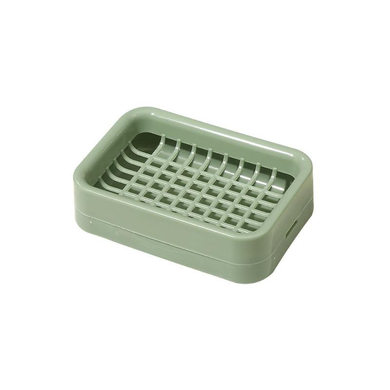 Double-layer Draining Soap Box, Non-drilling Bathroom Soap Box, Bathroom Storage Rack, Suction Cup, Double-layer Soap Rack